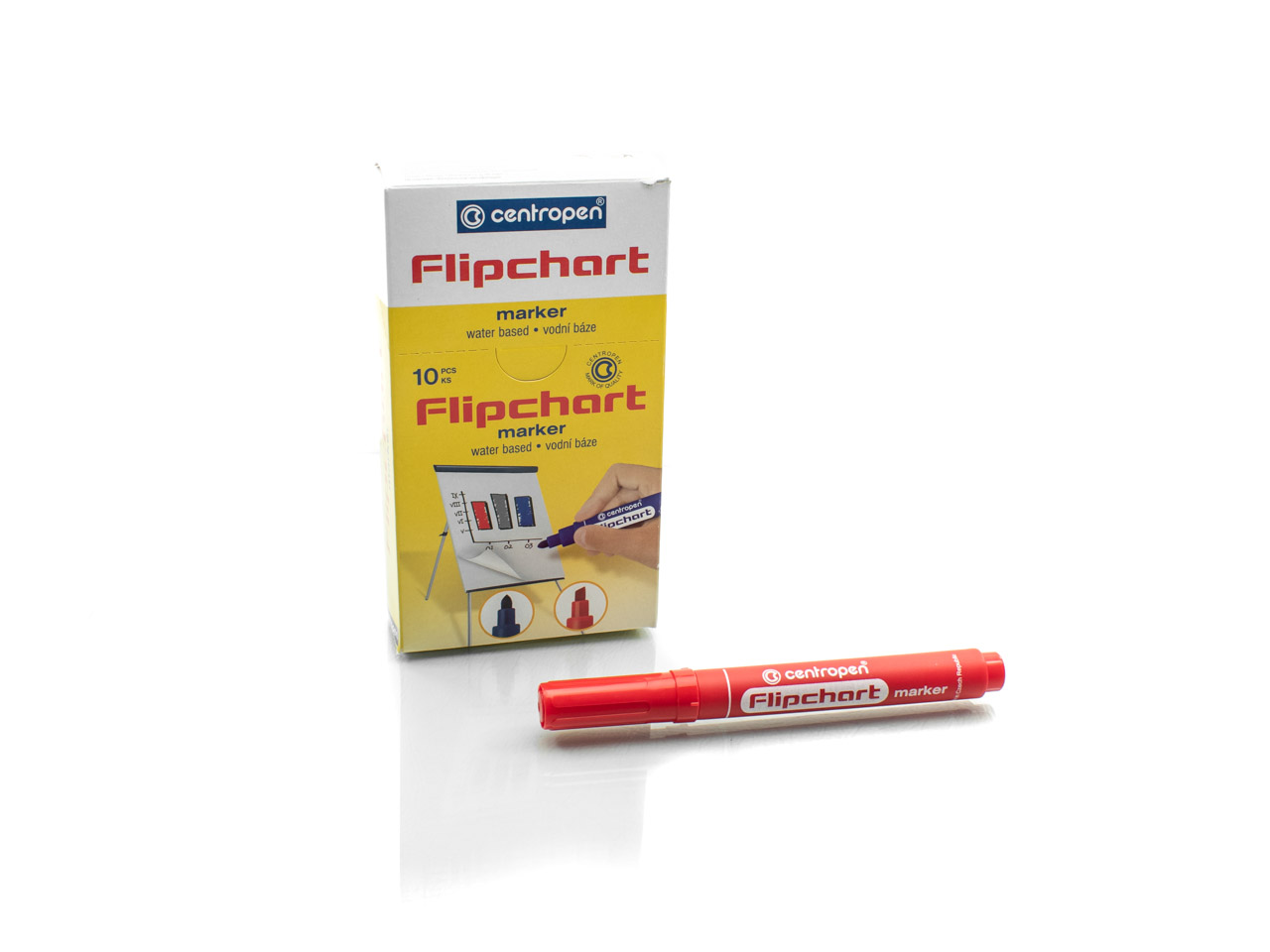 MARKER FLIPCHART CRVENI