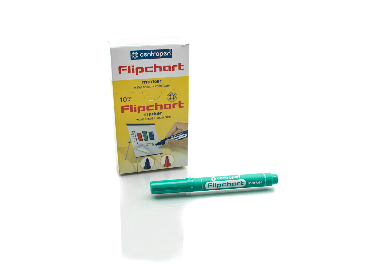 MARKER FLIPCHART ZELENI